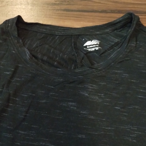Avia Stretch Black Crew-Neck T-shirts Women XL-XG (16-18) short sleeve shirt - Picture 7 of 9